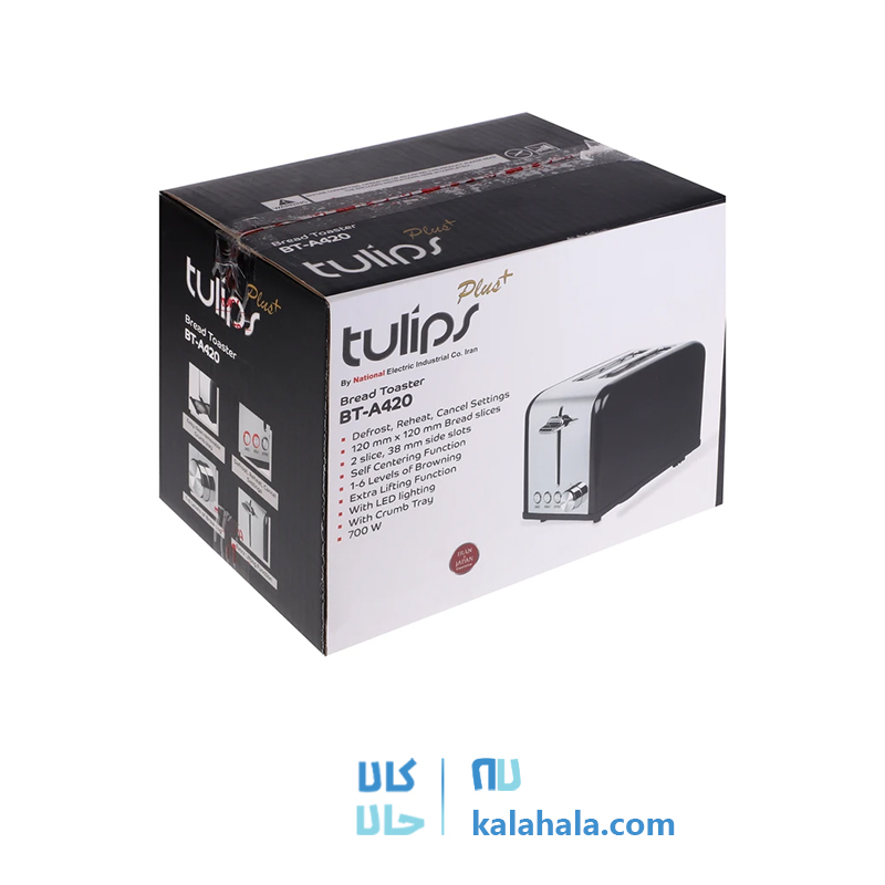 توستر 2 اسلایس تولیپس مدل BT-A420
